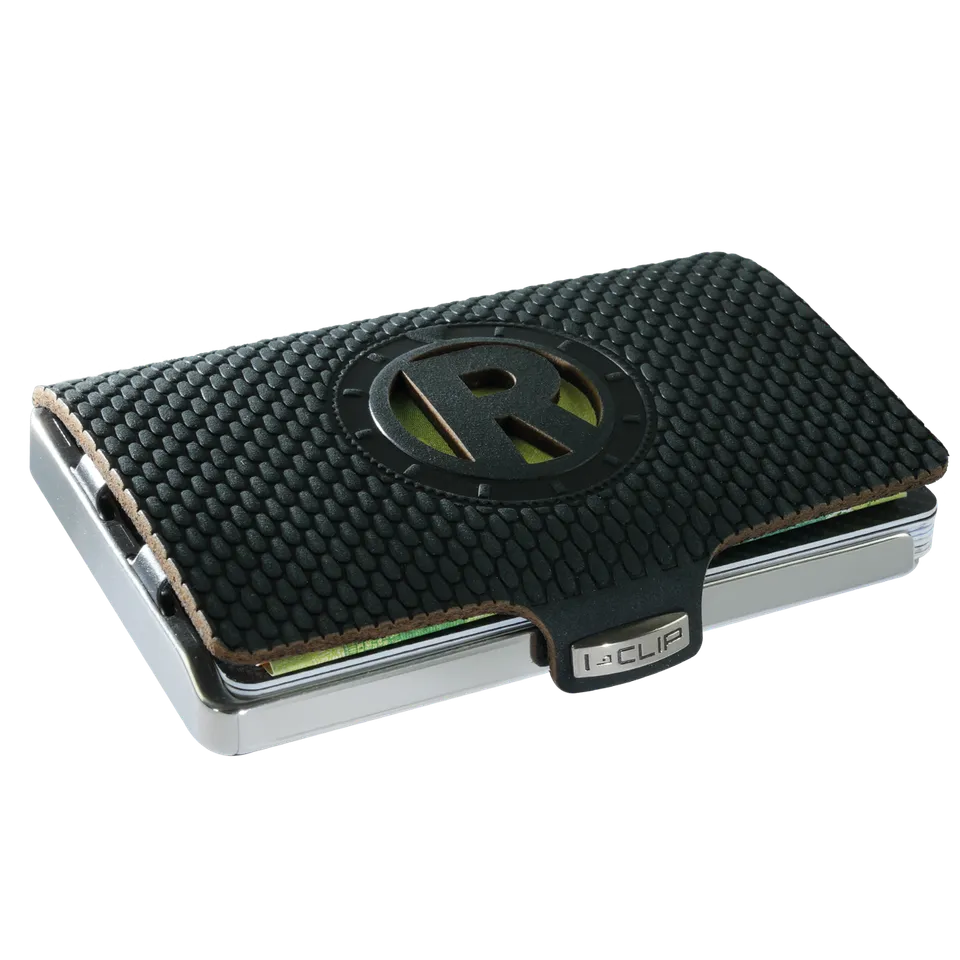 i-clip-steel-polished-initials-r-black-kartenetui image 1