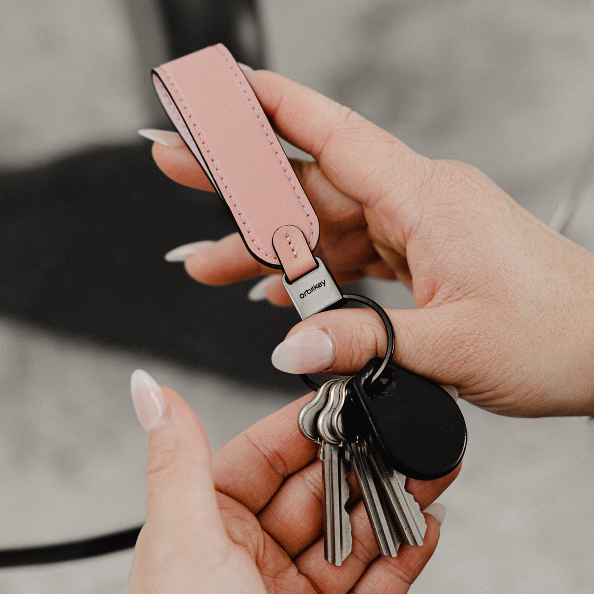 orbitkey-loop-schl-sselanh-nger-orange-leder-mit-schnellverschluss image 6