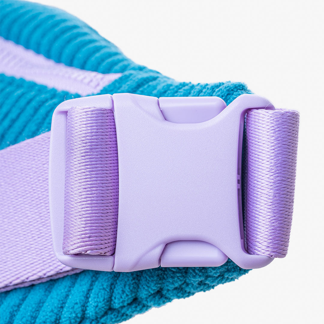 paprcuts-capri-bauchtasche-violet-petrol-aus-cord image 5