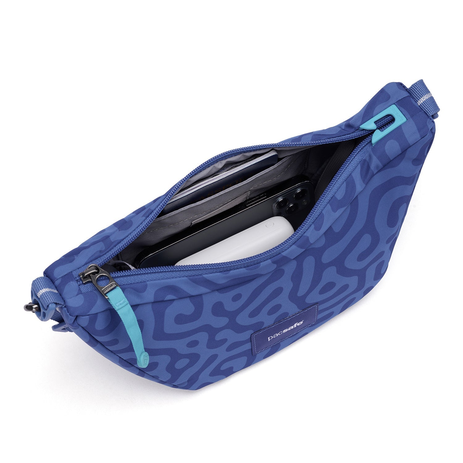 pacsafe-go-lunar-crossbody-anti-theft-cerulean-blue-recycled image 8