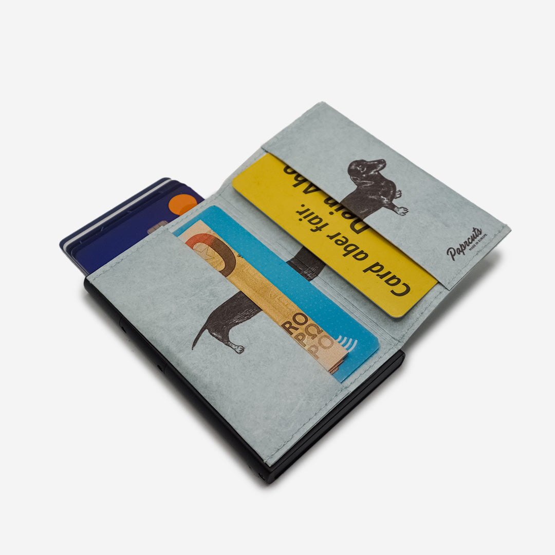 paprcuts-sausage-dog-rfid-alu-kartenetui-blau-dackel image 3