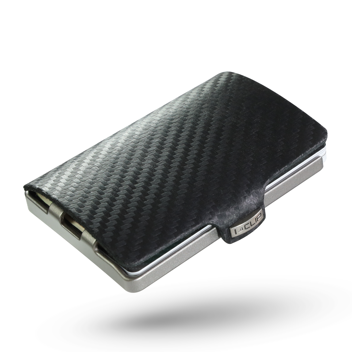 i-clip-original-silver-carbon-black-kartenetui image 1
