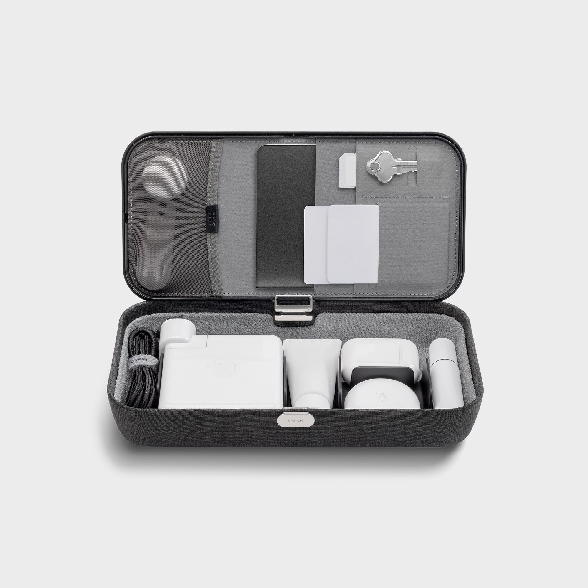 orbitkey-nest-v2-tragbarer-desk-organizer-mit-wireless-charger image 2