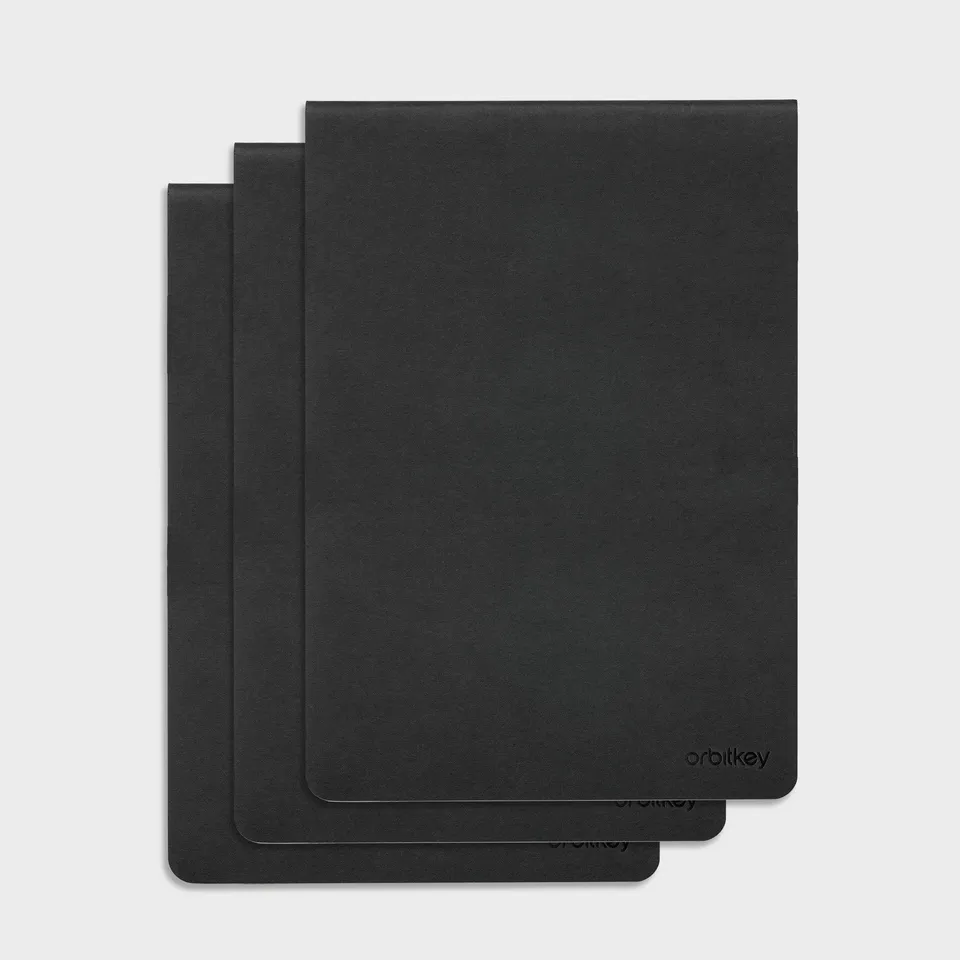 orbitkey-notizblock-a4-3er-pack-liniert-80-blatt-recycling image 1