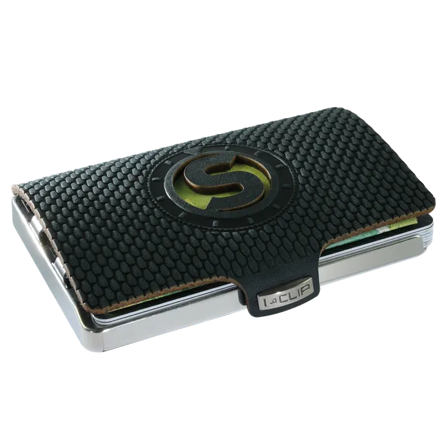 i-clip-steel-polished-initials-s-black-kartenetui image 1