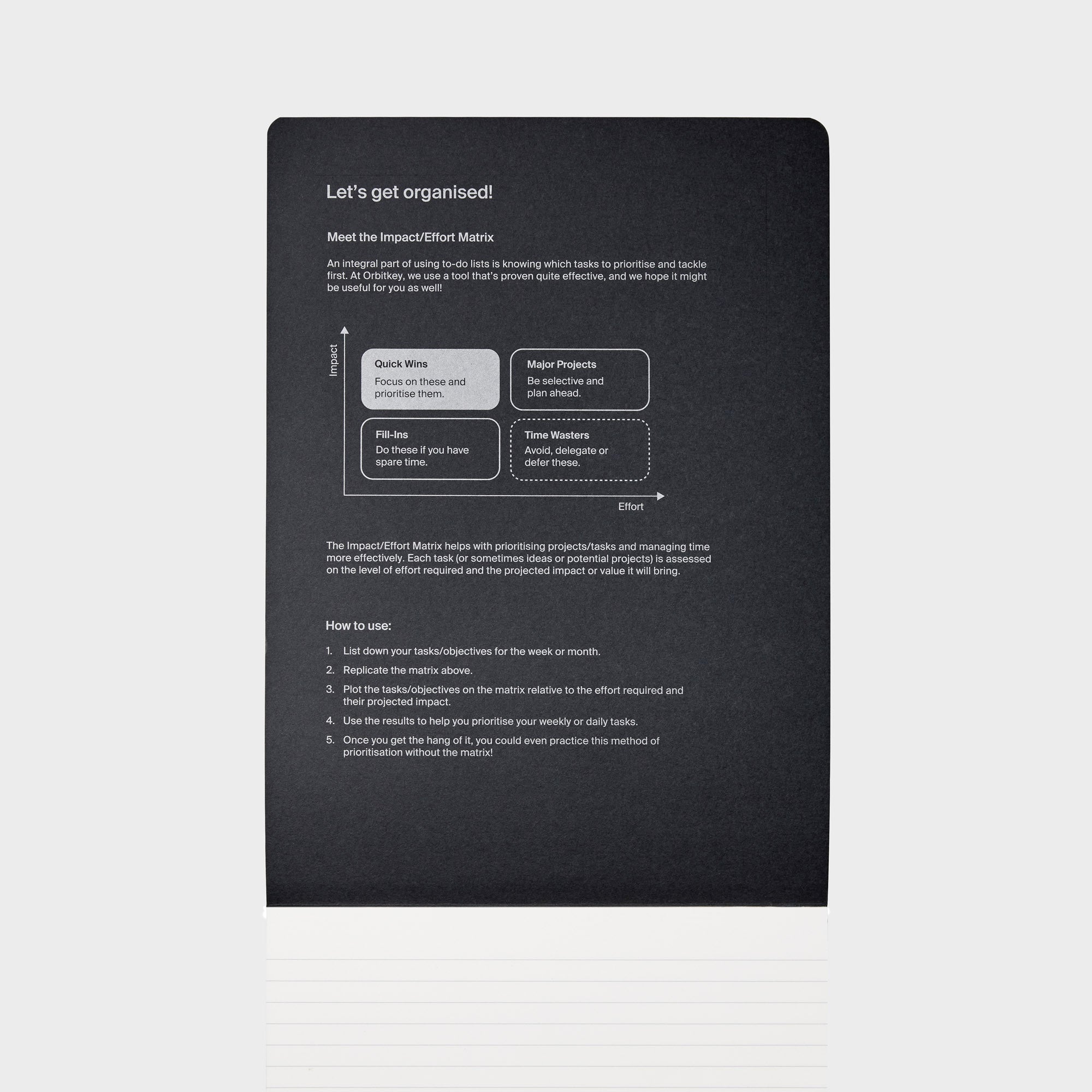 orbitkey-notizblock-a4-3er-pack-liniert-80-blatt-recycling image 4