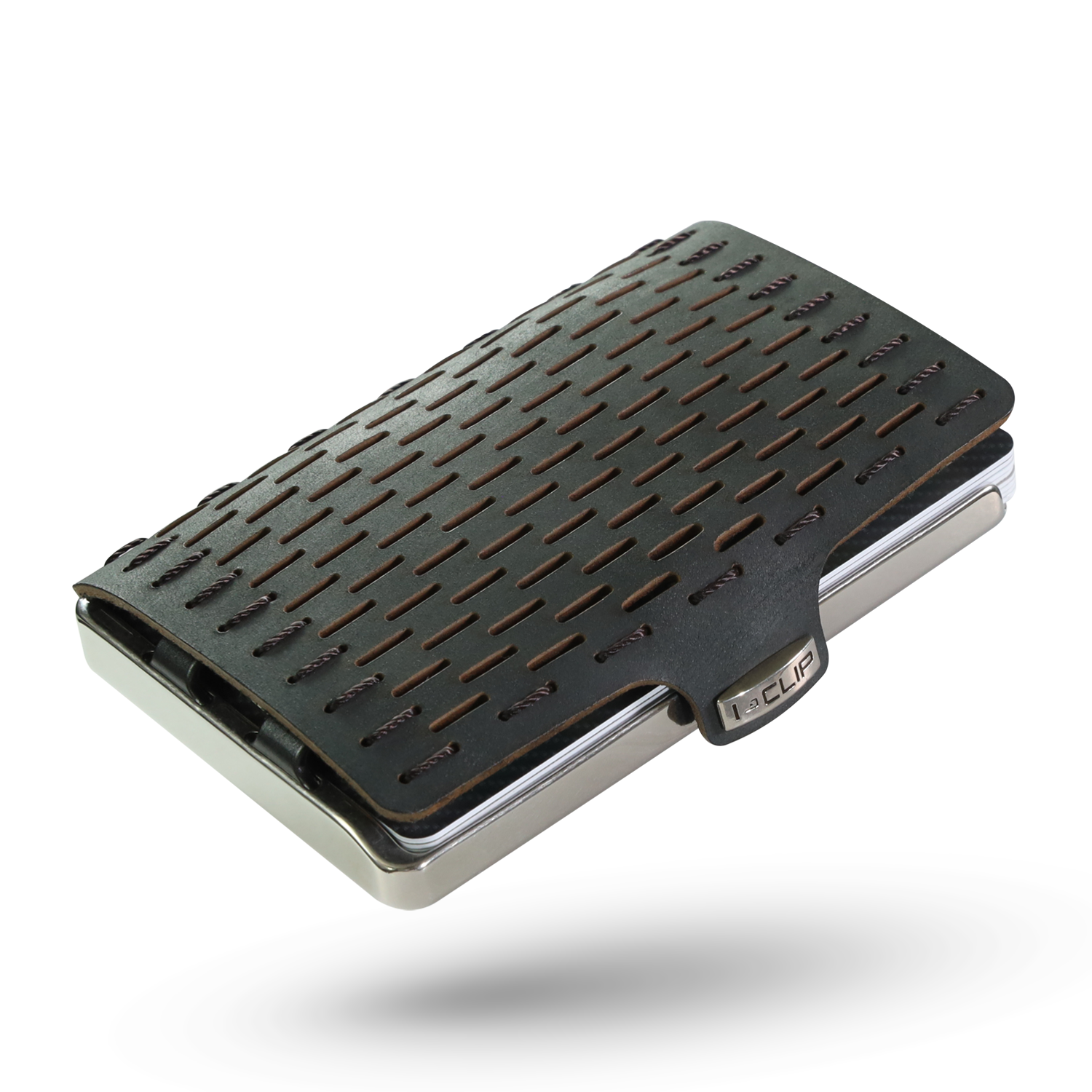 i-clip-steel-polished-beach-club-kartenetui-black image 1