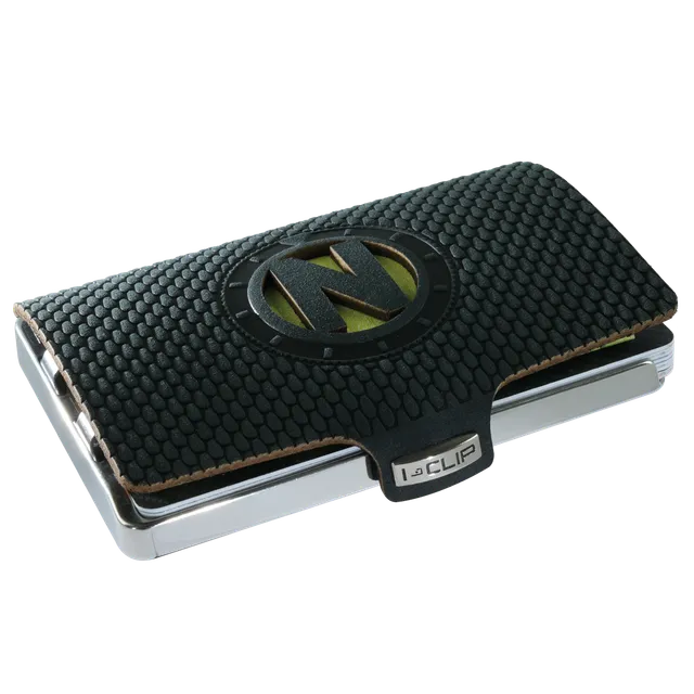 i-clip-steel-polished-initials-n-black-kartenetui image 1