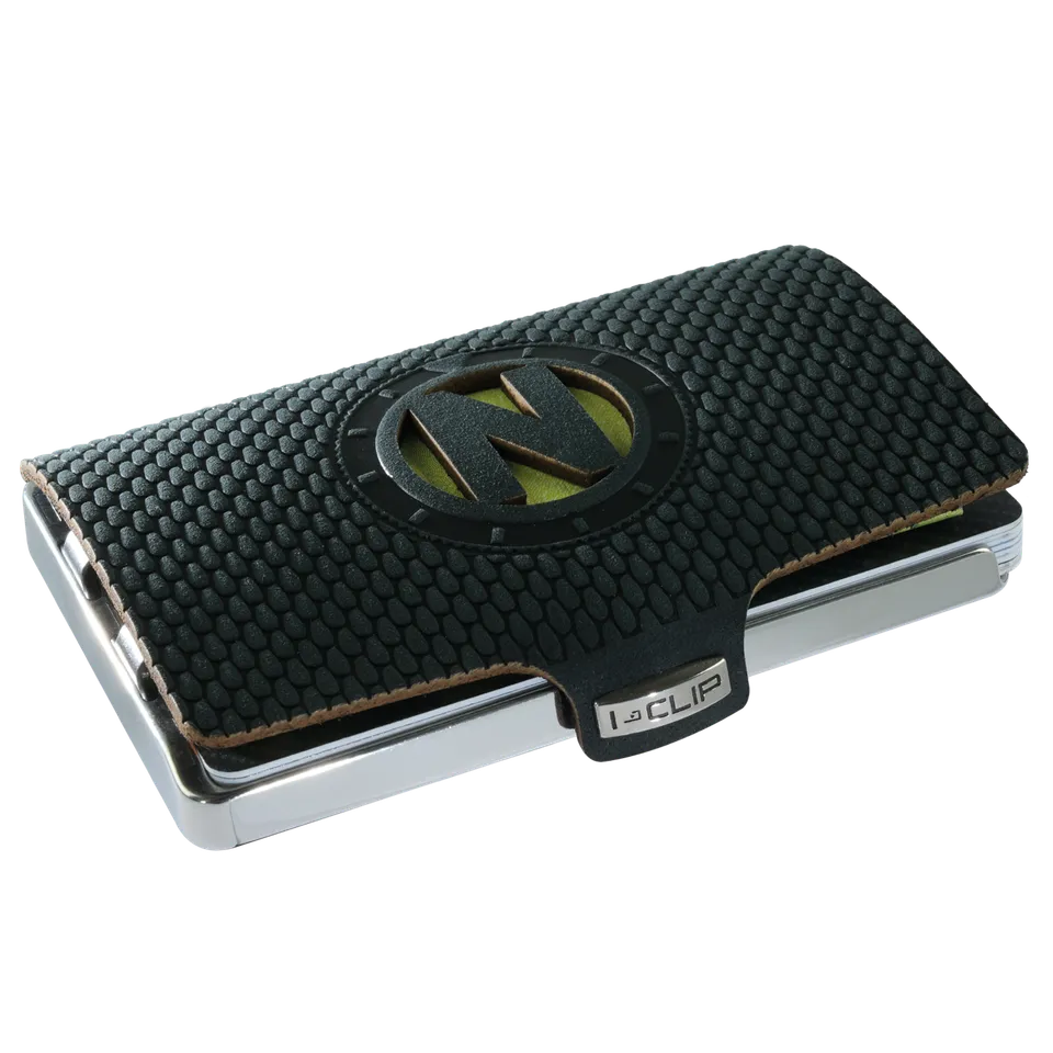i-clip-steel-polished-initials-n-black-kartenetui image 1