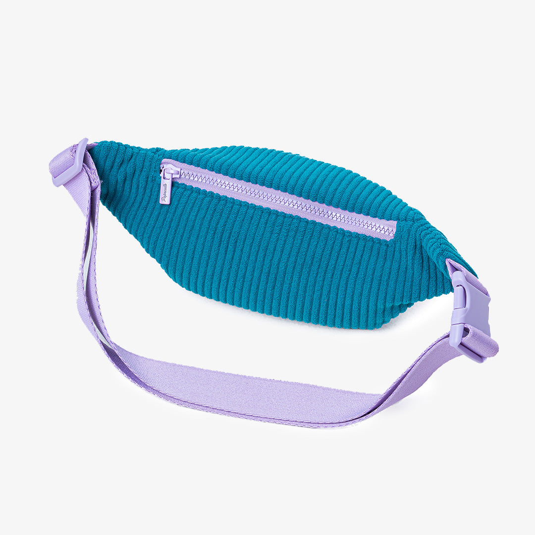 paprcuts-capri-bauchtasche-violet-petrol-aus-cord image 6