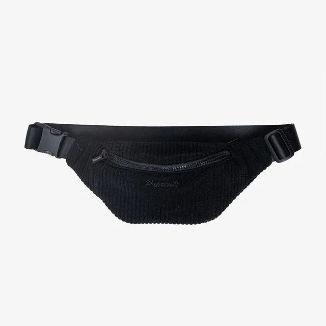 paprcuts-capri-bauchtasche-just-black-aus-cord image 1
