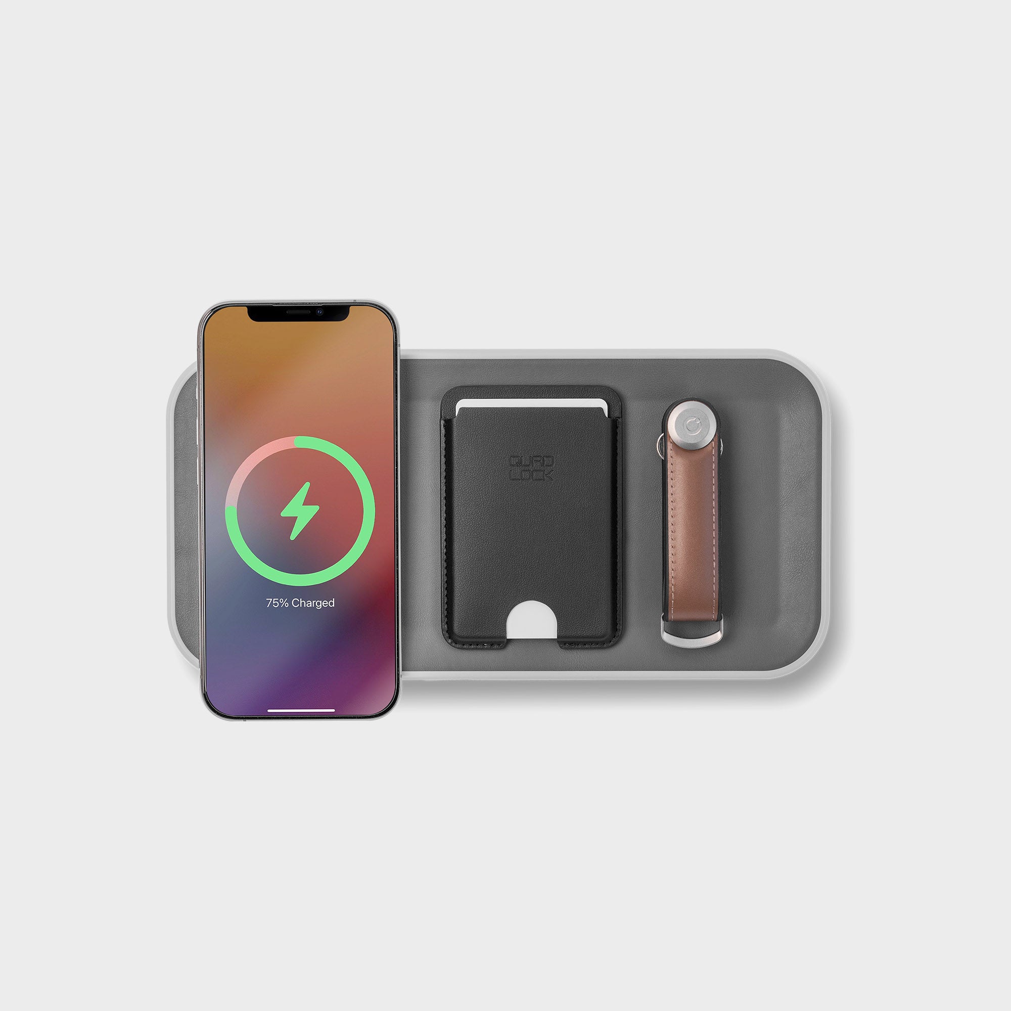 orbitkey-nest-v2-tragbarer-desk-organizer-mit-wireless-charger image 8