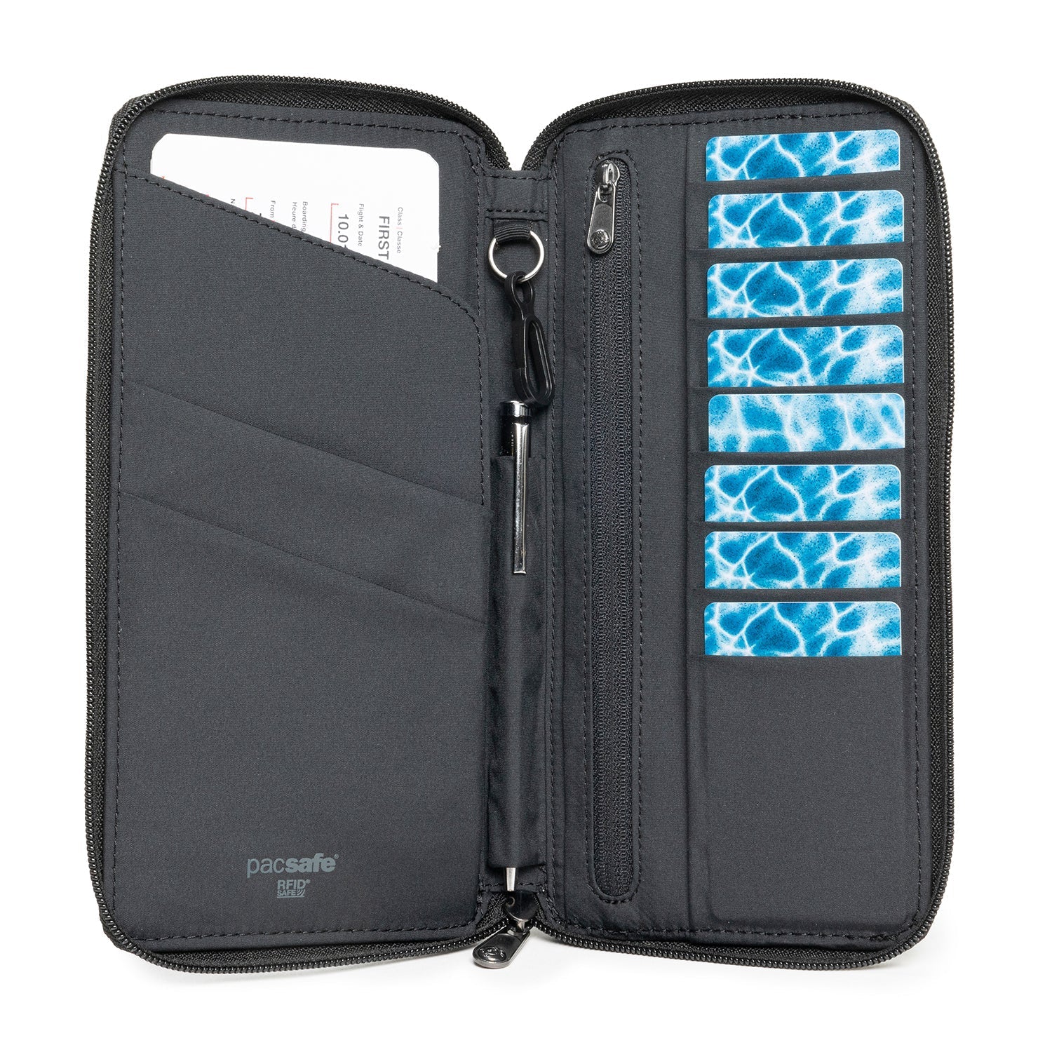 pacsafe-rfidsafe-rfid-reise-geldb-rse-f-r-2-p-sse-schwarz-recycled image 3